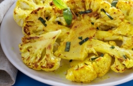 Whole Roasted Cauliflower